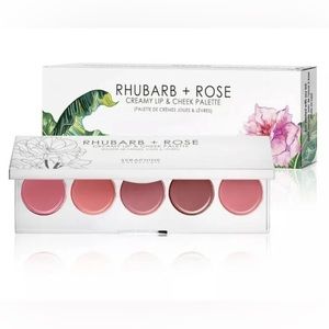 Rhubarb + Rose - Creamy Lip & Cheek Palette